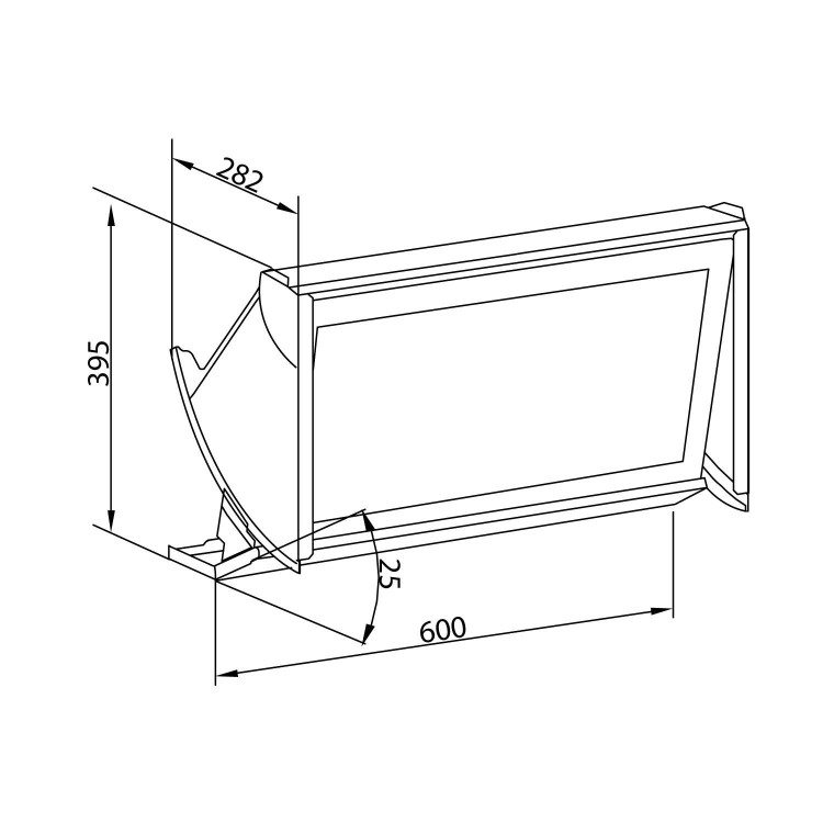 Baumatic BT08.8ME 60cm Wide Integrated Cooker Hood