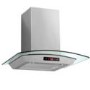 Baumatic BTC6750GL Curved Glass 60cm Chimney Cooker Hood Stainless Steel