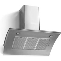 Baumatic BTC975SS Curved Angled 90cm Chimney Cooker Hood