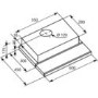 GRADE A2 - Baumatic BTEL60X 60cm Telescopic Cooker Hood Stainless Steel