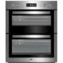 GRADE A2 - Beko BTF26300X Electric Built Under Fan Double Oven - Stainless Steel