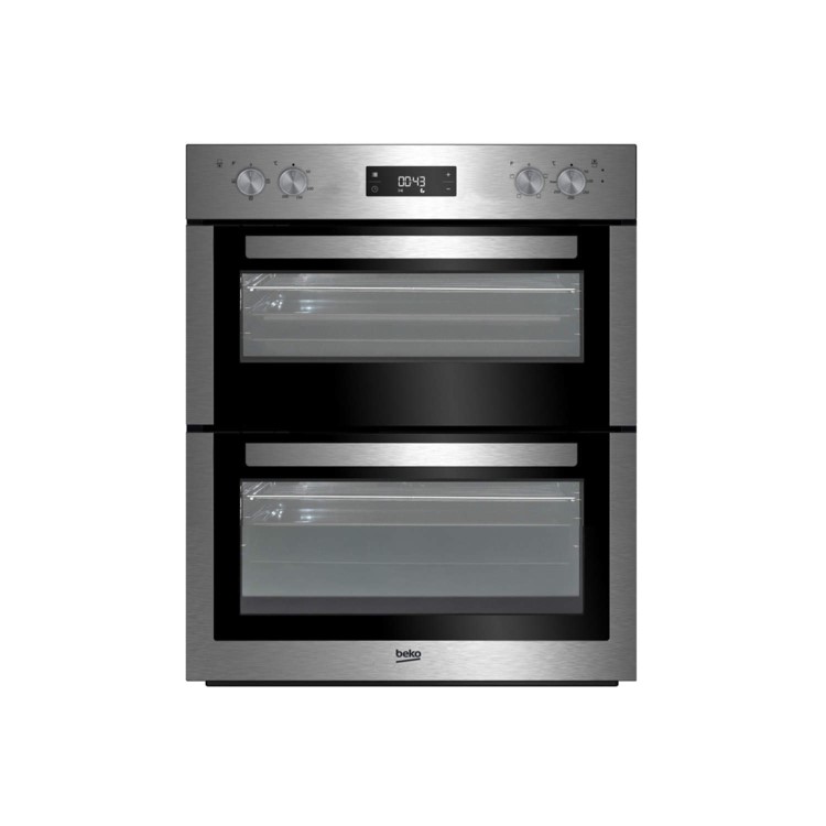 GRADE A2 - Beko BTF26300X Electric Built Under Fan Double Oven - Stainless Steel