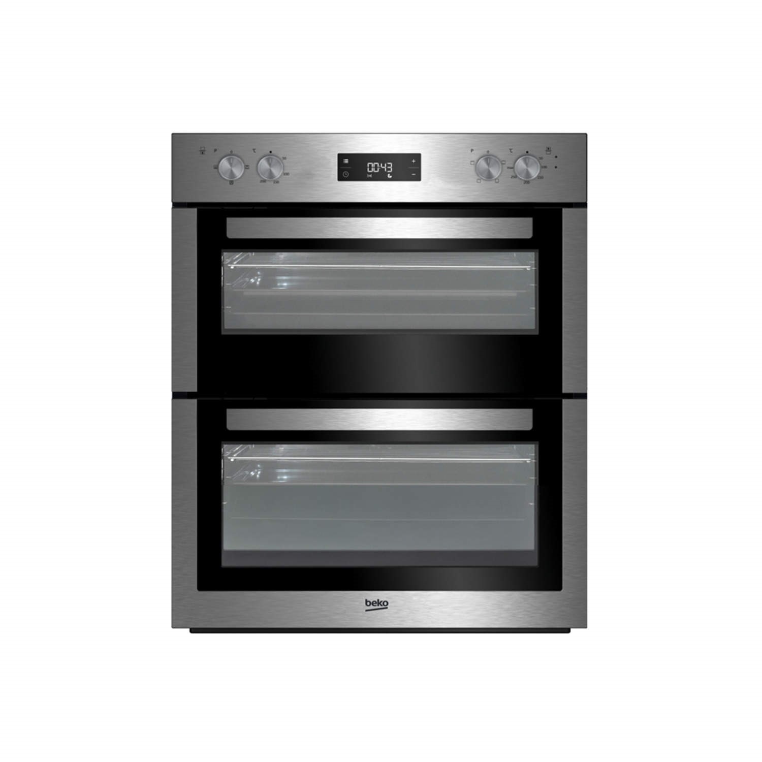 Beko Electric Built Under Double Oven - Stainless Steel