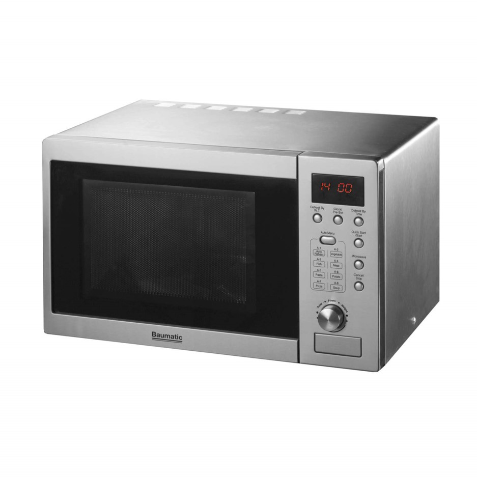 Baumatic BTM20.5SS 20 Litre Stainless Steel Freestanding Microwave Oven Appliances Direct