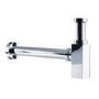 Chrome Square Bottle Trap and Outlet Pipe
