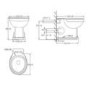 Taylor & Moore Traditional Back to Wall Pan