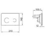 Wall Hung Smart Bidet Japanese Toilet & 820mm Frame Cistern and Black Sensor Flush Plate - Purificare