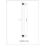 250mm Chrome Ultra Slim Round Rainfall Shower Head with Ceiling Arm