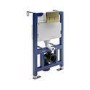 Wall Hung Smart Bidet Japanese Toilet with Heated Seat & 820mm Frame Cistern and Brass Pneumatic Flush Plate - Purificare