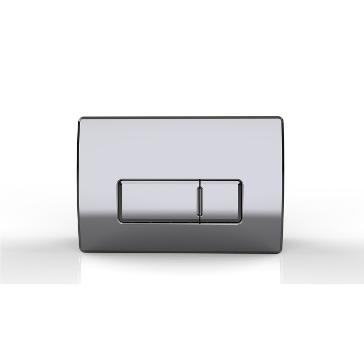 Fluted Wall Hung Rimless Toilet with Soft Close Seat, Chrome Pneumatic Flush Plate, 820mm Frame & Cistern – Oregon