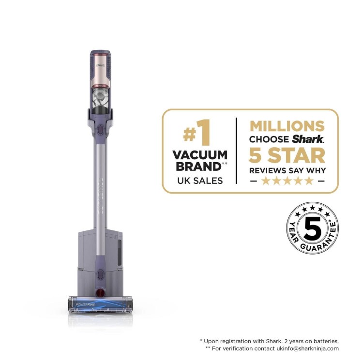 Shark BU3621UKT PowerLite Clean & Empty Pet Cordless Stick Vacuum Cleaner – 40 Minutes Run Time