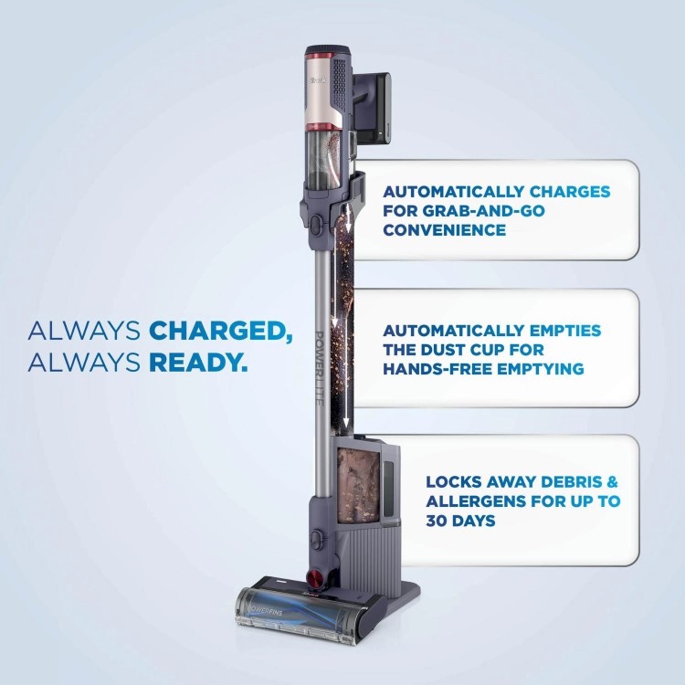 Shark BU3621UKT PowerLite Clean & Empty Pet Cordless Stick Vacuum Cleaner – 40 Minutes Run Time