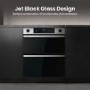 Hisense Hi6 BUD714221AX Built-Under Electric Double Oven - Stainless Steel