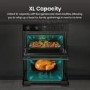 Hisense Hi6 BUD714221CDBG Built-Under Electric Double Oven - Black