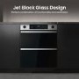 Hisense Hi6 BUD714221CX Built-Under Electric Double Oven - Stainless Steel