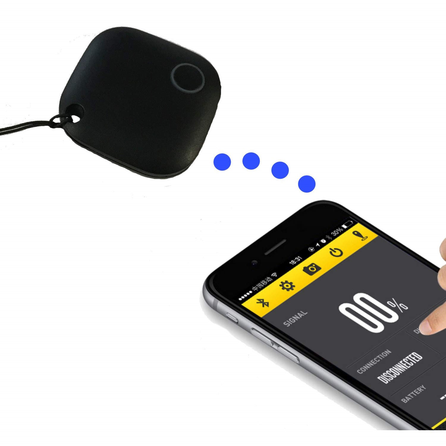 iQ Bluetooth Tracker & Locator In Black - 5 Pack | Appliances Direct