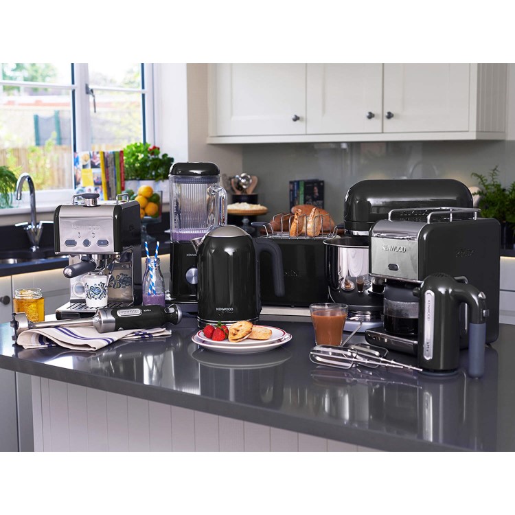 Kenwood KMix Kitchen Machine - Black With Free Blender 