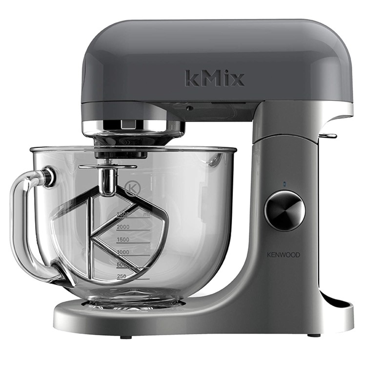 Kenwood KMix Kitchen Machine - Grey With Free Blender 