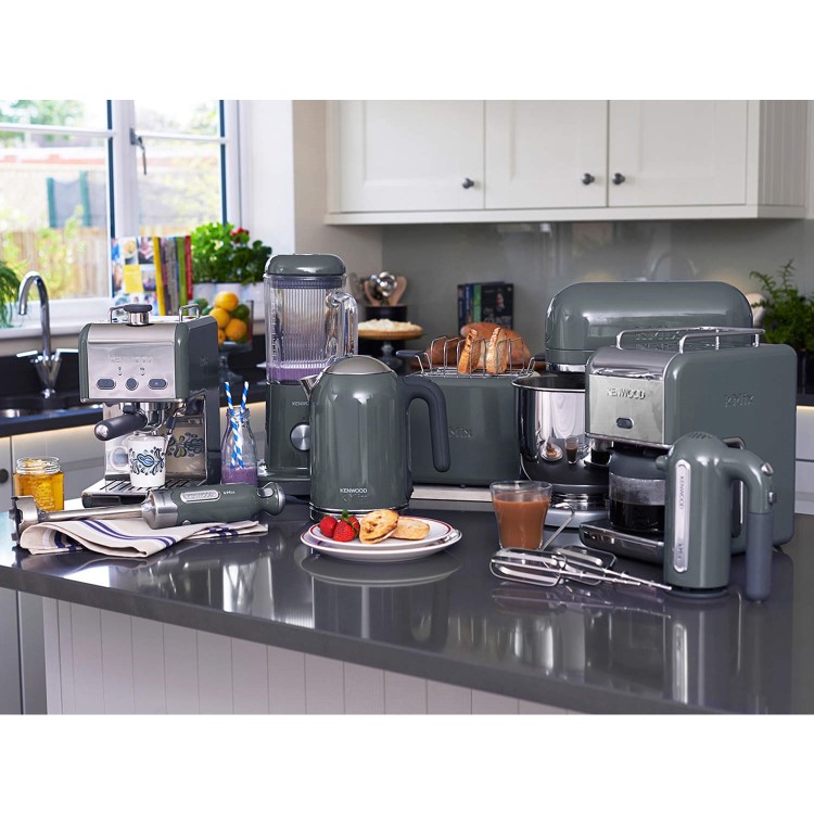Kenwood KMix Kitchen Machine - Grey With Free Blender 