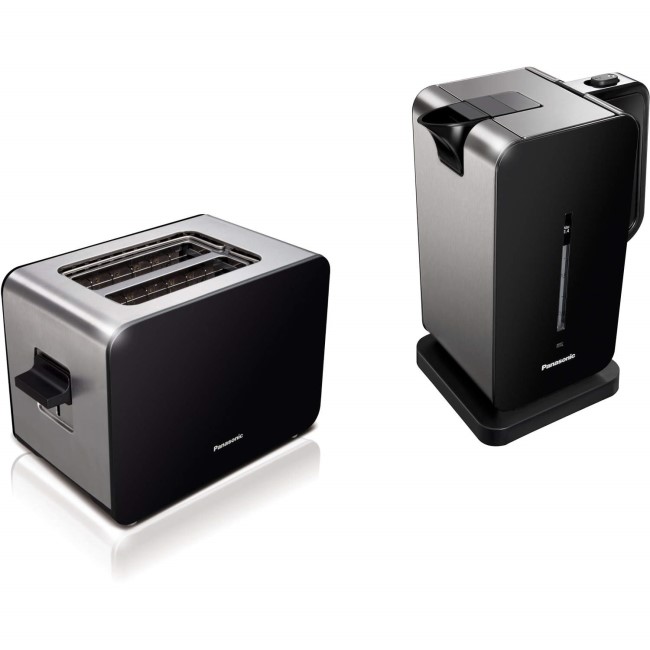 Panasonic Black Kettle And Toaster Bundle Appliances Direct
