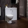 White Cloakroom Suite with Delta Toilet