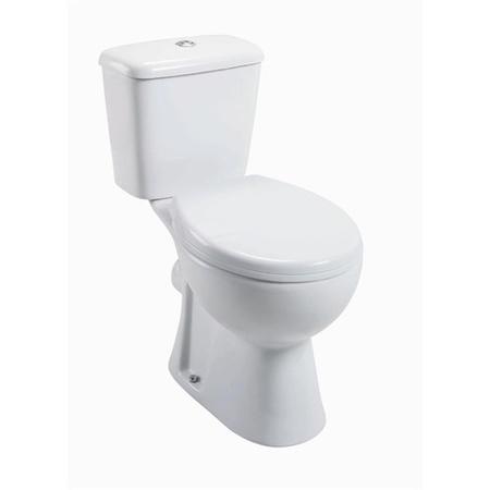 Essence Close Coupled Toilet with Fittings & Soft Close Seat and Pan Fixing Kit