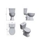 Essence Close Coupled Toilet with Fittings & Soft Close Seat and Pan Fixing Kit