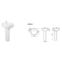 Anise Toilet & Basin Bathroom Suite