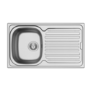Stainless Steel 1 Bowl 860x500 Sink & Chrome Mixer Tap Pack