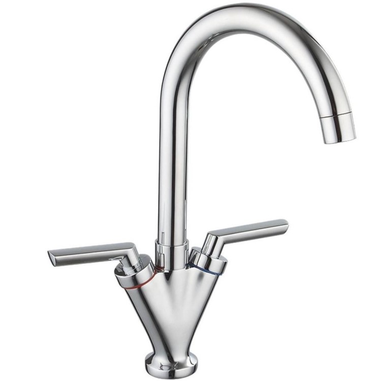 Stainless Steel 1 Bowl 860x500 Sink & Chrome Mixer Tap Pack