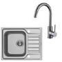 Taylor & Moore Single Bowl Stainless Steel Chrome Kitchen Sink & Single Lever Mixer Tap