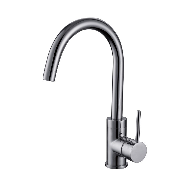 Taylor & Moore Single Bowl Stainless Steel Chrome Kitchen Sink & Single Lever Mixer Tap