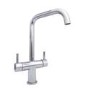 Taylor & Moore Single Bowl Stainless Steel Chrome Kitchen Sink & Twin Lever Mixer Tap