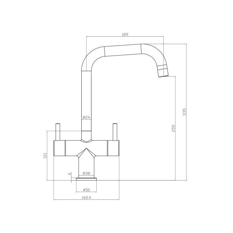 Taylor & Moore Single Bowl Stainless Steel Chrome Kitchen Sink & Twin Lever Mixer Tap