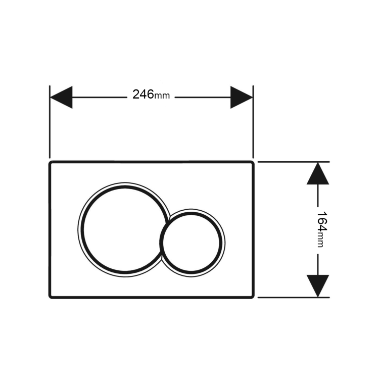 Geberit 1120mm Duofix Frame and Sigma Concealed Cistern with Black Flush Plate