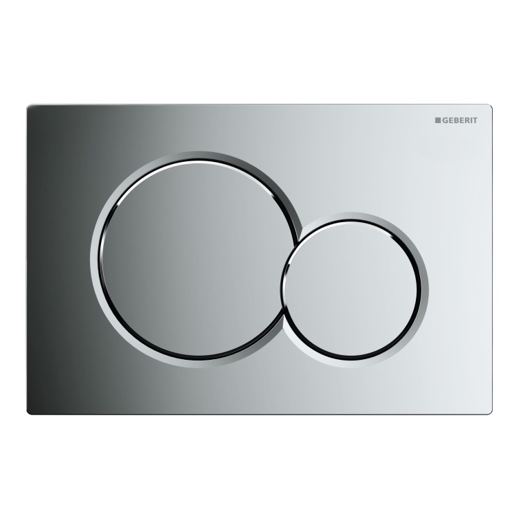 Geberit 980mm Duofix Frame and Sigma Concealed Cistern with Chrome Flush Plate