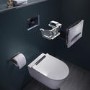 Geberit 980mm Duofix Frame and Sigma Concealed Cistern with White Flush Plate