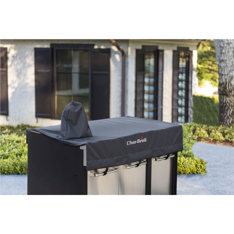 Char-Broil Ultimate 3200 Full Outdoor Kitchen - 3 Burner Gas BBQ with Entertainment Unit & Corner Module