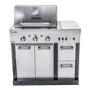 Char-Broil Ultimate 3200 Full Outdoor Kitchen - 3 Burner Gas BBQ with Entertainment Unit & Corner Module