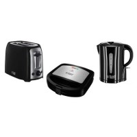 Russell Hobbs 1.7L Kettle 2 Slice Toaster & Sandwich Maker Set