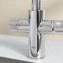 Grohe Blue Chrome Minta Single Lever Filter Starter Kitchen Mixer Tap Set