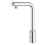 Grohe Minta SmartControl Chrome Kitchen Mixer Tap and K500 Stainless Steel Single Bowl Kitchen Sink