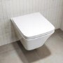 Wall Hung Rimless Short Projection Toilet with Soft Close Seat - Boston