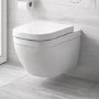 Wall Hung Rimless Toilet with Soft Close Seat - Grohe Euro