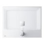 Grohe Cube Wall Hung Basin 600mm Tap & Frame
