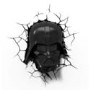 3D Darth Vader Deco Wall lights - Helmet and Light Saber