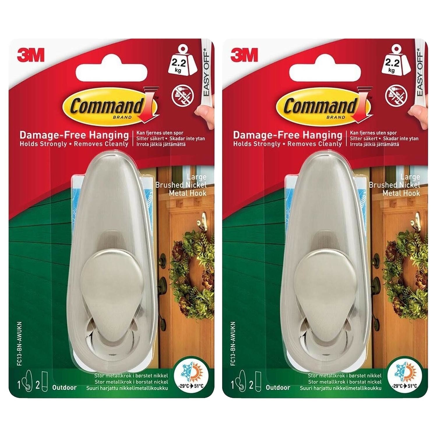 Command Designer/Utility/Metal Hooks & Decorating Light Clips Christmas Hooks - Picture 19 of 58