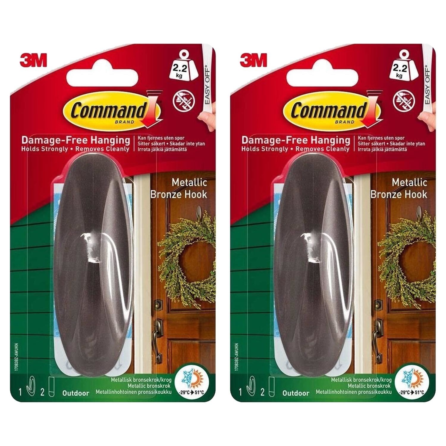 Command Designer/Utility/Metal Hooks & Decorating Light Clips Christmas Hooks - Picture 13 of 58