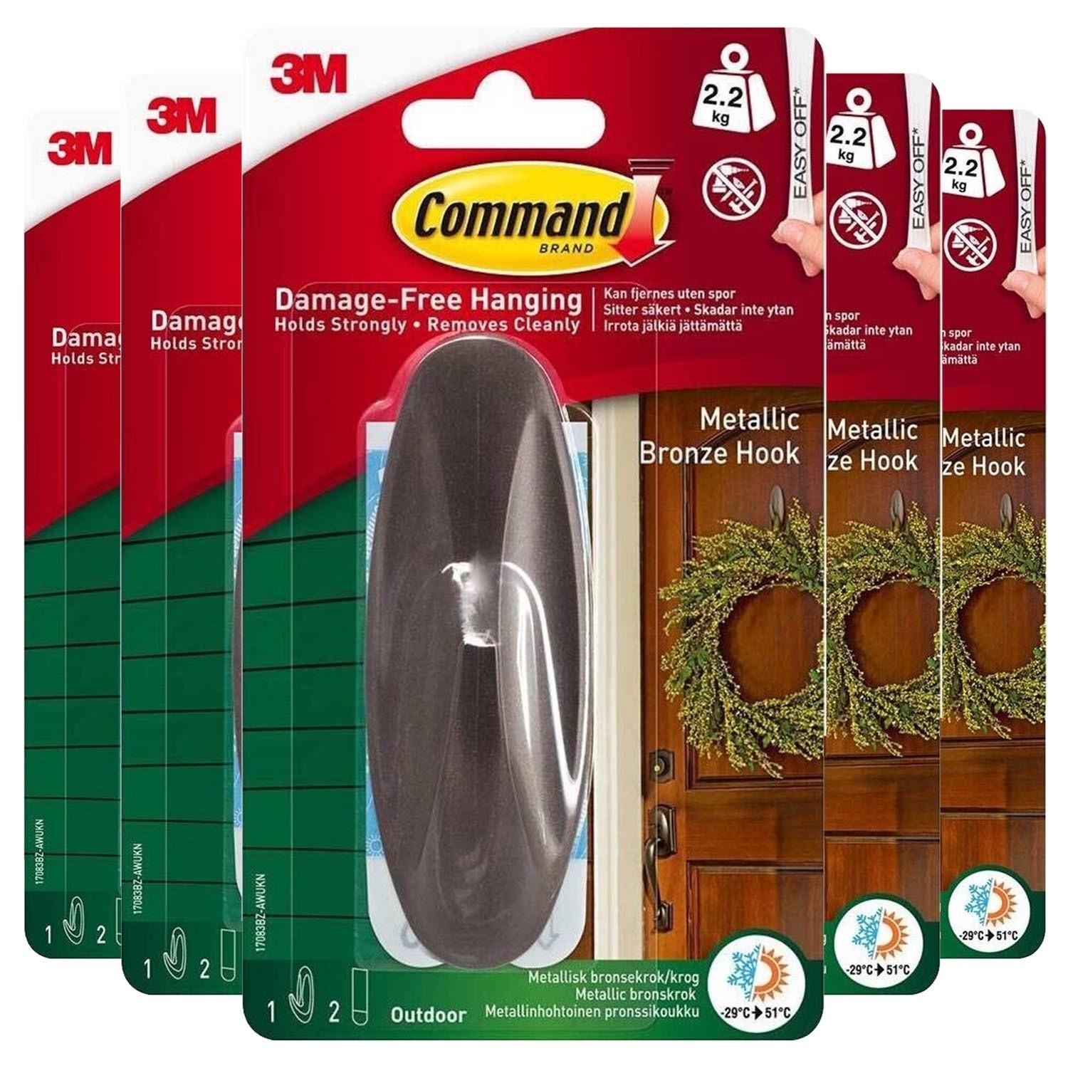 Command Designer/Utility/Metal Hooks & Decorating Light Clips Christmas Hooks - Picture 15 of 58