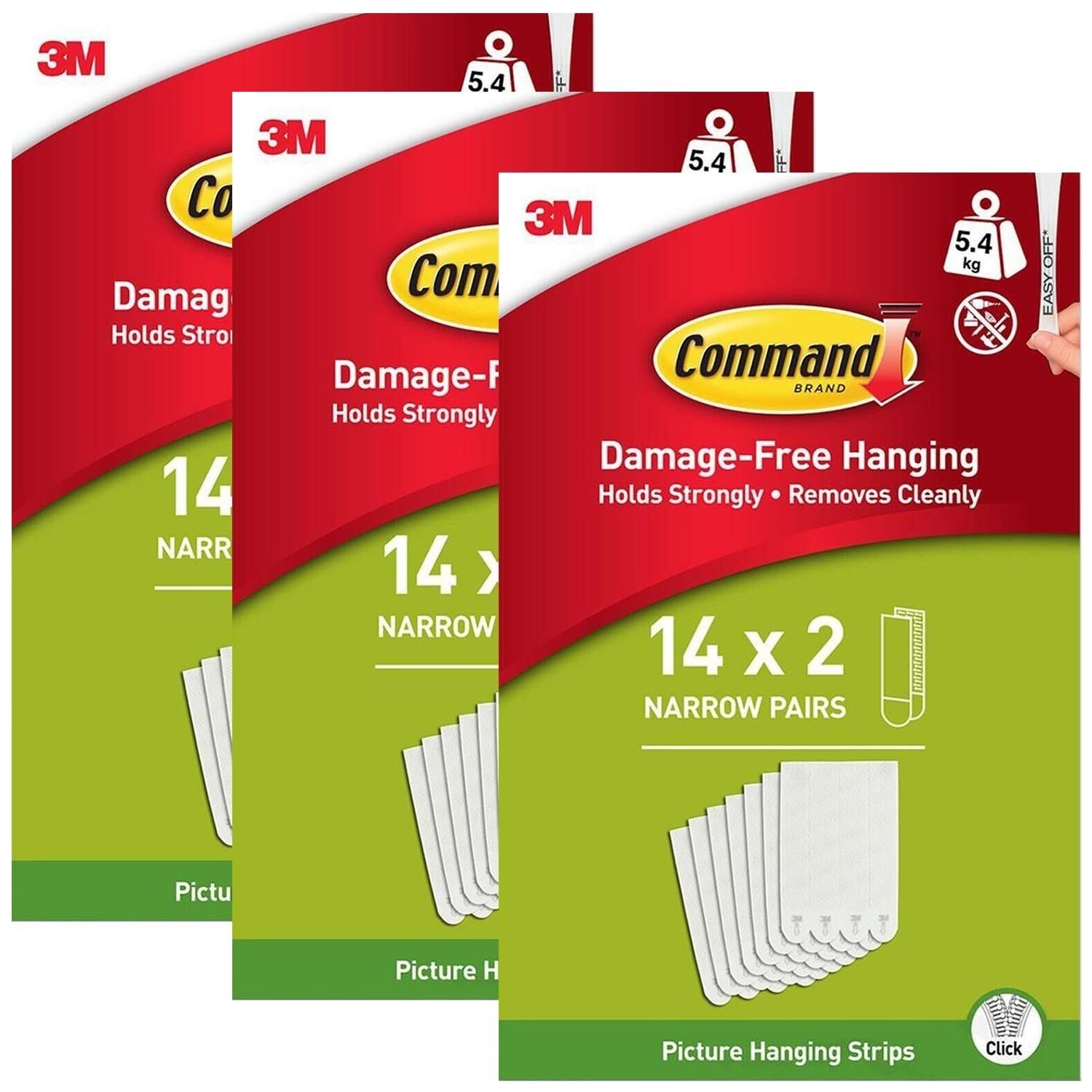 Command Strips Self Adhesive Stick On Damage Free Picture & Photo Frame Hanging
